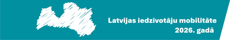 Latvijas iedzīvotāju mobilitāte 2026. gadā