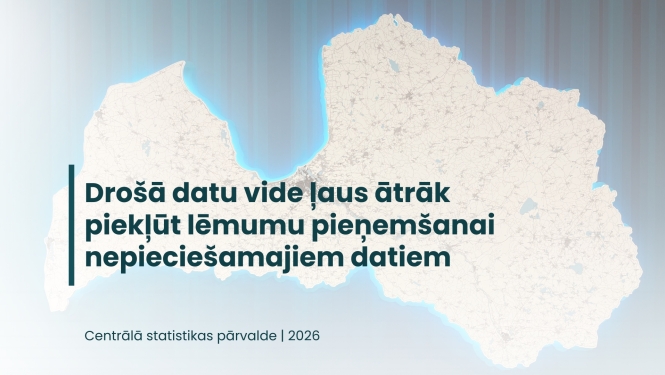 Latvijas karte ar paskaidrojošo tekstu