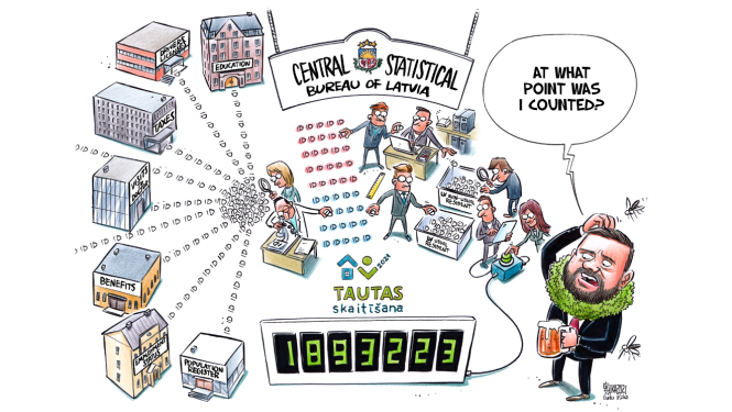 Census caricature
