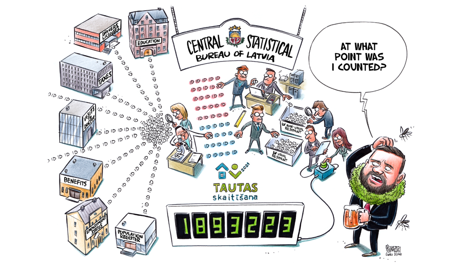 Census caricature