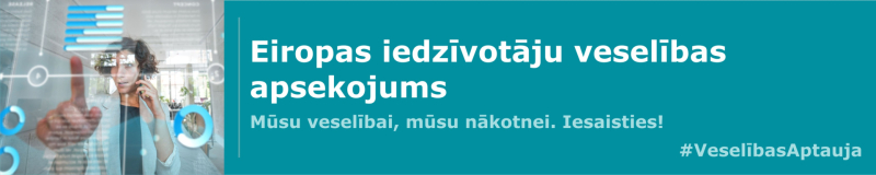 Aptauja par iedzīvotāju veselību ilustratīvais baneris