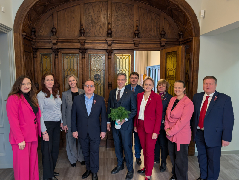 Latvijas Bankas un Centrālās statistikas pārveldes pārstāvji