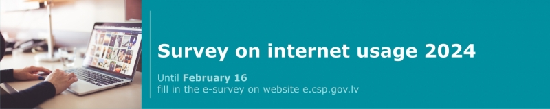 An image with a laptop on the left, the name of the survey in white letters on the right