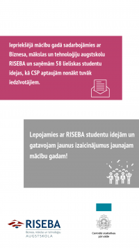 Kolāža ar studentu veidotām afišām.