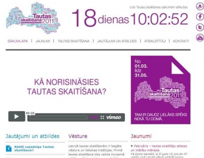 2011. gada tautas skaitīšanas informatīvais materiāls