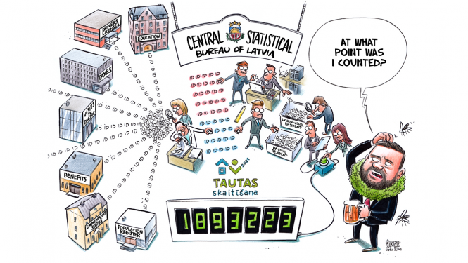 Census caricature