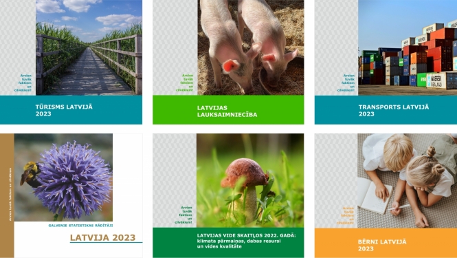 Kolāža ar 2023 gada publikāciju vāka attēliem
