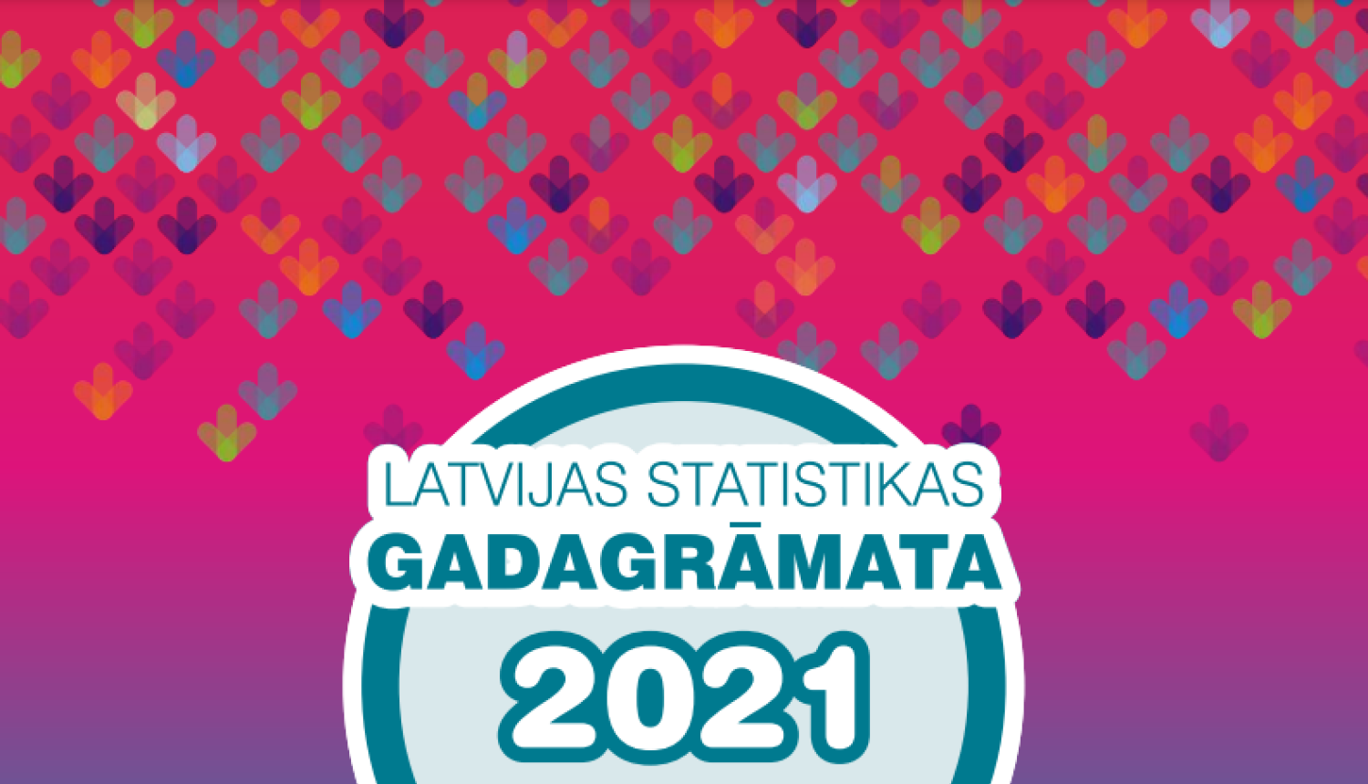 Publikācijas "Latvijas statistikas gadagrāmata, 2021" pirmais vāks
