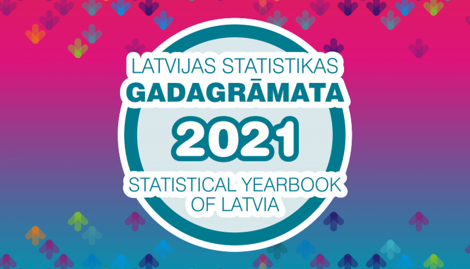 Publikācijas "Latvijas statistikas gadagrāmata, 2021" pirmais vāks