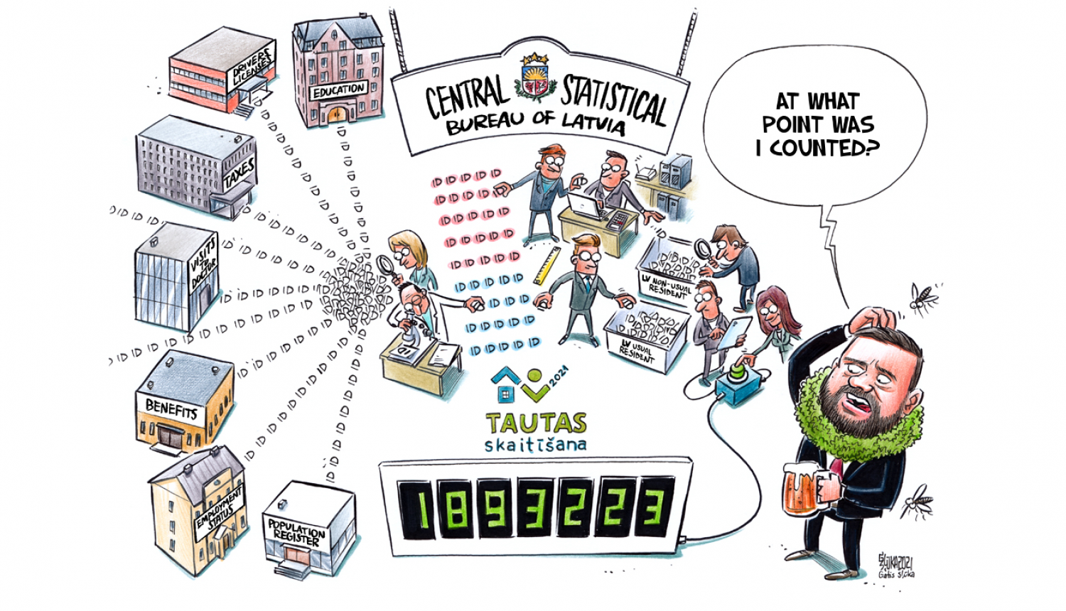 Census caricature